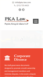 Mobile Screenshot of pka-law.com